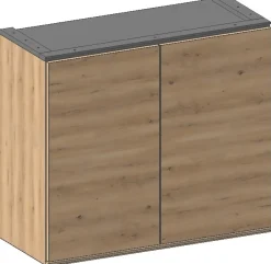 Discount XOOON Modulo kast in naturel 90 cm met 2 deuren -