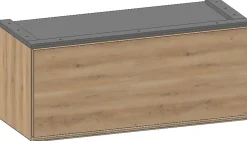 Discount XOOON Modulo kast in naturel 90 cm met 1 klep -