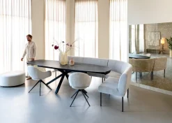 Sale XOOON Montello uitschuiftafel met keramiek blad 200(+100)x100cm