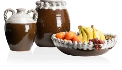 New XOOON Nera vaas (H31cm) in de kleur Bruin - COCOmaison