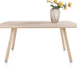 Discount XOOON NIORA eetkamertafel 180 x 100 cm - rechthoek - naturel eiken