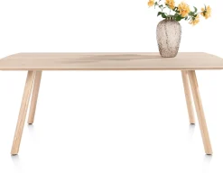 XOOON NIORA eetkamertafel 210 x 100 cm - rechthoek - naturel eiken