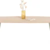 Hot XOOON NIORA eetkamertafel 240 x 115 cm - deens ovaal - zijdegrijs