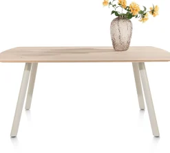 Clearance XOOON NIORA eetkamertafel 180 x 100 cm - rechthoek - zijdegrijs