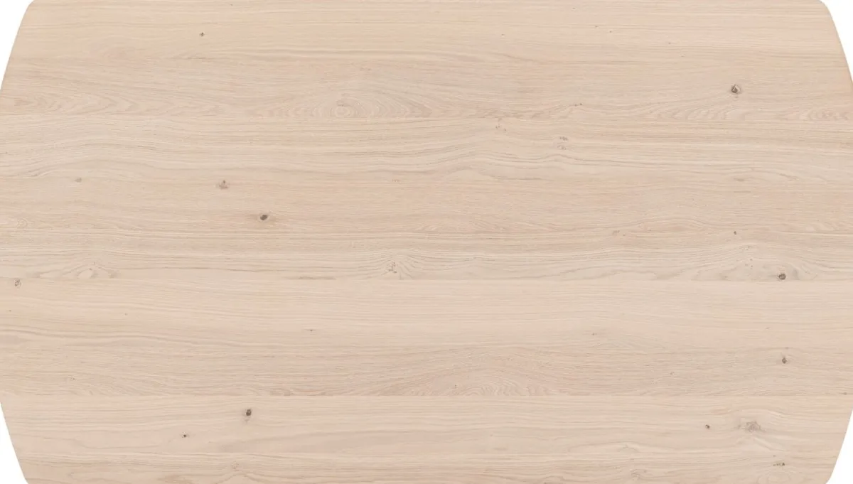 Hot XOOON NIORA eetkamertafel 210 x 100 cm - metalen poot - grafiet