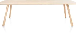 Best XOOON NIORA eetkamertafel 270 x 100 cm - rechthoek - naturel eiken