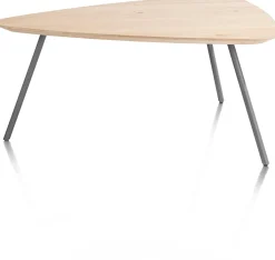 Best XOOON NIORA salontafel 85 x 77 cm - eiken fineer - grafiet