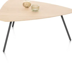 Best XOOON NIORA salontafel 85 x 77 cm - eiken fineer - grafiet