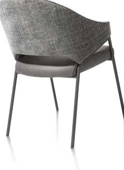 XOOON NOLAN armstoel - zwart frame (ROB) -