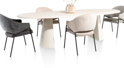 Outlet XOOON NOLAN armstoel - zwart frame (ROB) -