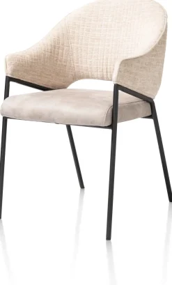 Outlet XOOON NOLAN armstoel - zwart frame (ROB) -