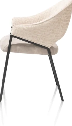 Outlet XOOON NOLAN armstoel - zwart frame (ROB) -