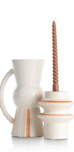 Outlet XOOON Nora kandelaar H15cm in de kleur Multi Color - COCOmaison