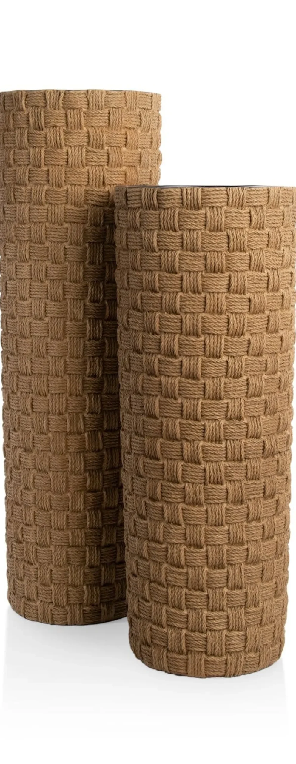 Outlet XOOON Noud pot H69cm in de kleur Bruin - COCOmaison