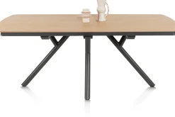 Clearance XOOON Novello uitschuiftafel 170 x 100 cm in de kleur Naturel -
