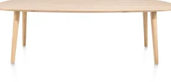 Outlet XOOON ODDA eetkamertafel 260 x 110 cm - Deens ovaal - naturel eiken
