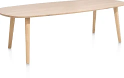 Outlet XOOON ODDA eetkamertafel 260 x 110 cm - Deens ovaal - naturel eiken