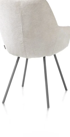 Hot XOOON Odin armleuningstoel in de kleur Ivoor -