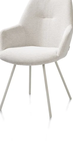 Hot XOOON Odin armleuningstoel in de kleur Ivoor -