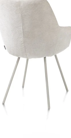 Hot XOOON Odin armleuningstoel in de kleur Ivoor -