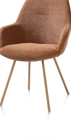 Hot XOOON Odin armleuningstoel stof Vada koper in de kleur Koper -