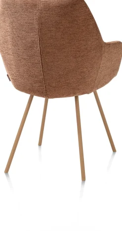 Hot XOOON Odin armleuningstoel stof Vada koper in de kleur Koper -