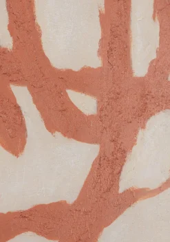 Online XOOON Organic Abstract schilderijen in de kleur Oranje - COCOmaison