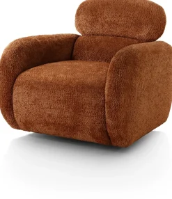 Discount XOOON Ostia, draaifauteuil stof Derby - koper