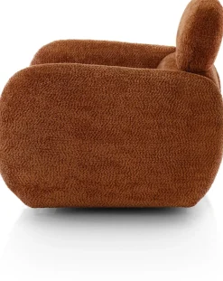 Discount XOOON Ostia, draaifauteuil stof Derby - koper