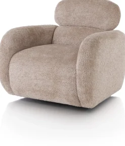 New XOOON Ostia, draaifauteuil stof Derby - beige