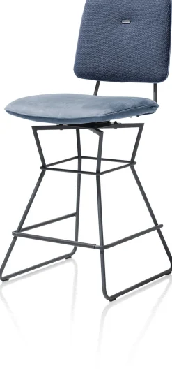 Online XOOON OTIS barstoel + draaimechanisme - zwart frame -