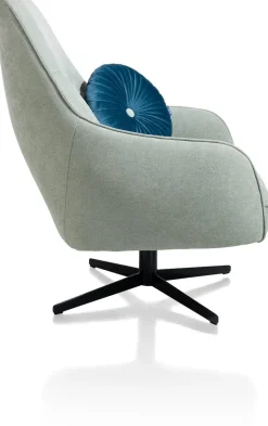 Sale XOOON Oviedo fauteuil met combistof en hoge rug