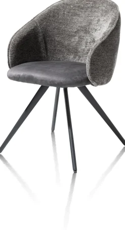 New XOOON OWEN armstoel 4-poots zwart (ROB) - draaibaar -