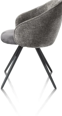 New XOOON OWEN armstoel 4-poots zwart (ROB) - draaibaar -