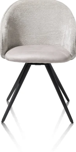 Outlet XOOON OWEN armstoel 4-poots zwart (ROB) - draaibaar -