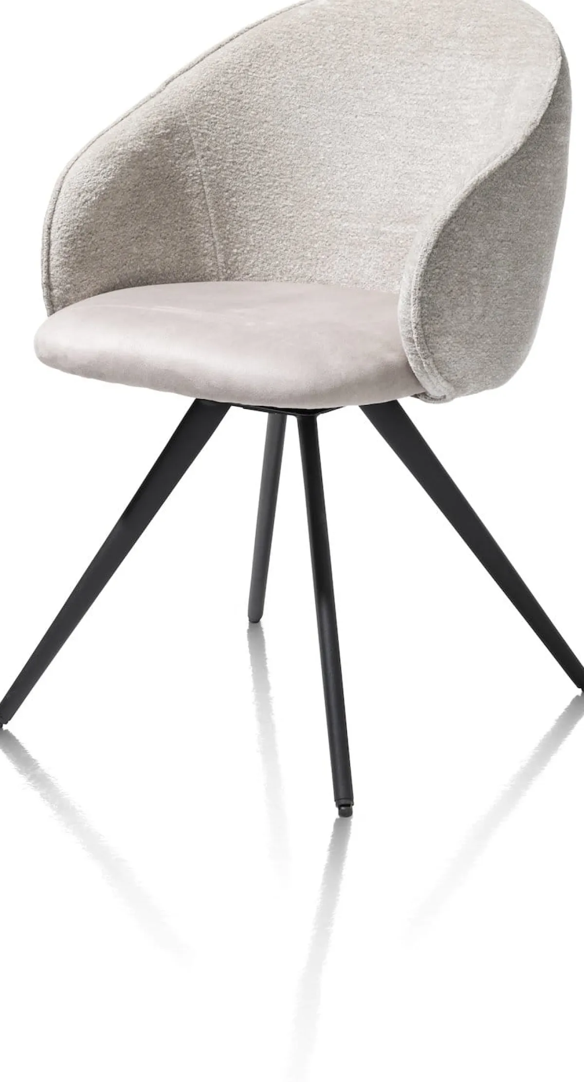 Outlet XOOON OWEN armstoel 4-poots zwart (ROB) - draaibaar -