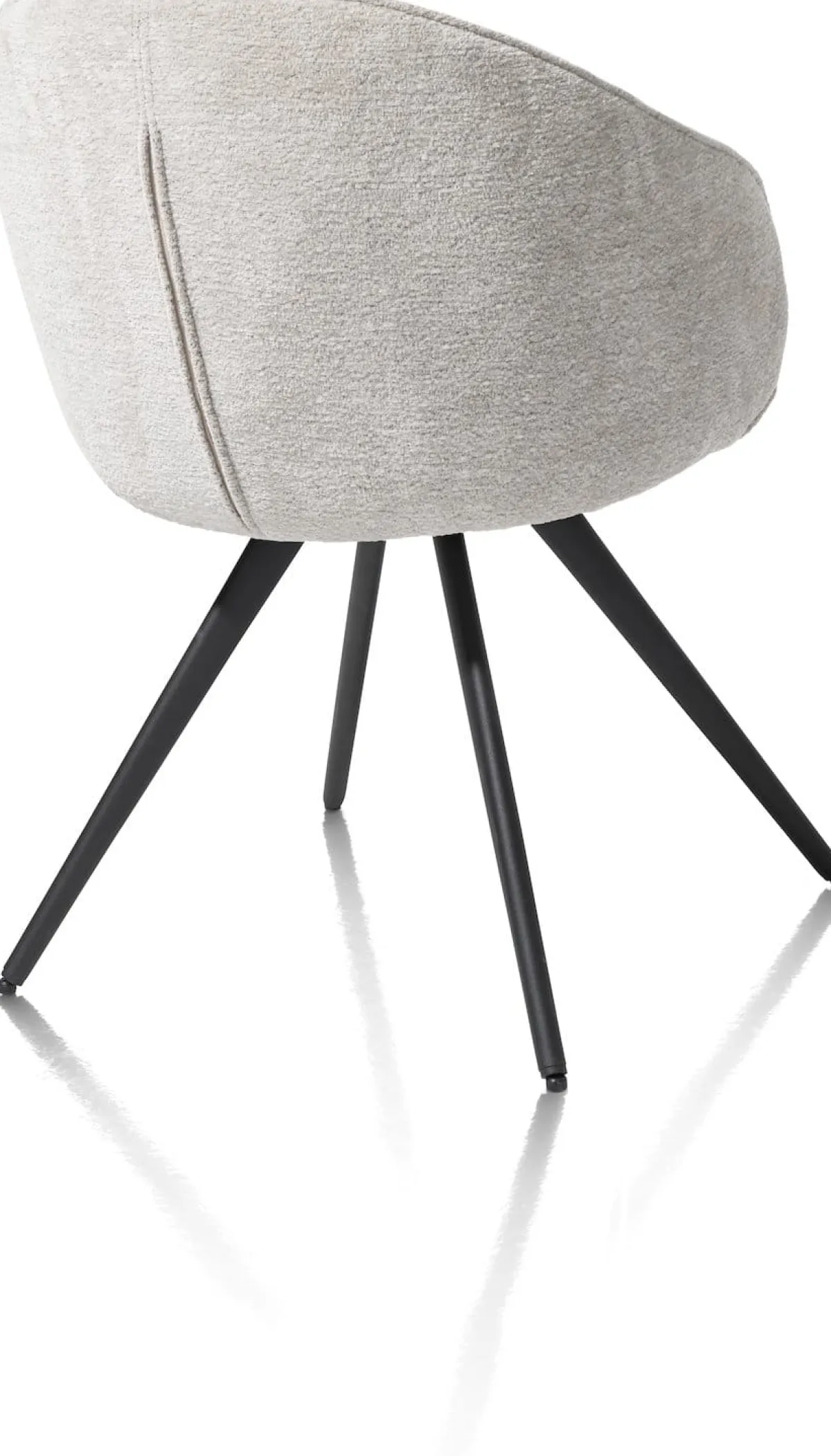 Outlet XOOON OWEN armstoel 4-poots zwart (ROB) - draaibaar -