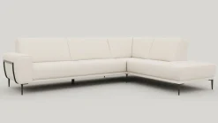 Outlet XOOON Puglia, hoekbank rechts - Vada - Creme