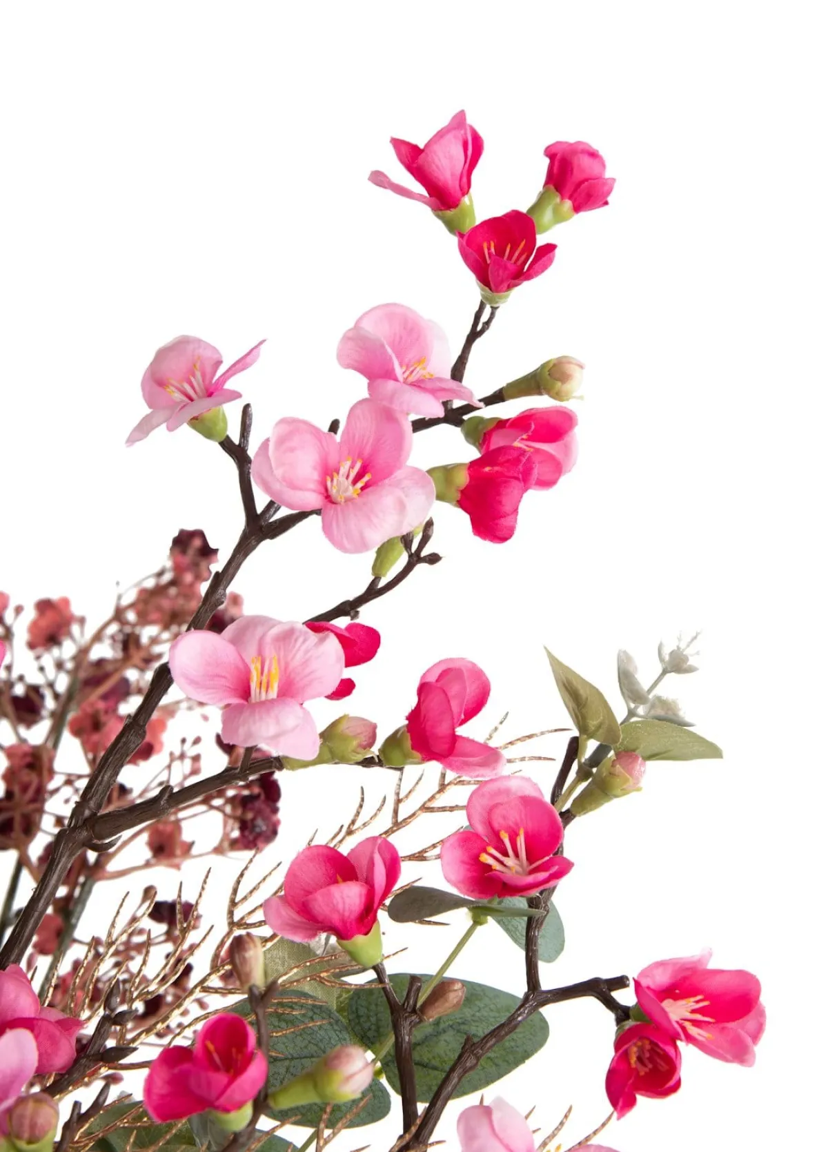 Online XOOON Qunince Spray H97cm kunstbloem in de kleur Roze - COCOmaison