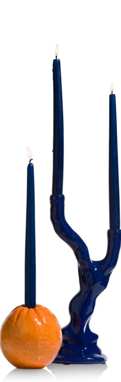 Best XOOON Rebecca abstracte kandelaar delfts blauw - COCOmaison