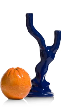 Best XOOON Rebecca abstracte kandelaar delfts blauw - COCOmaison