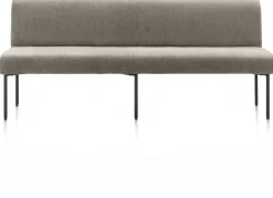 Online XOOON Reverso eetkamerbank 200 cm in de kleur Bruin -