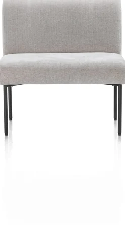 Outlet XOOON Reverso eetkamerbank 80 cm in de kleur Kiezel -