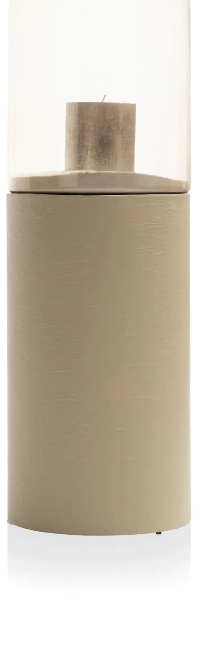 Online XOOON Reza windlicht (H74cm) in de kleur Taupe - COCOmaison