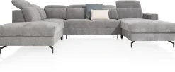 Online XOOON Rialto, Ottomane links - 2,5 zits zonder armen - longchair rechts