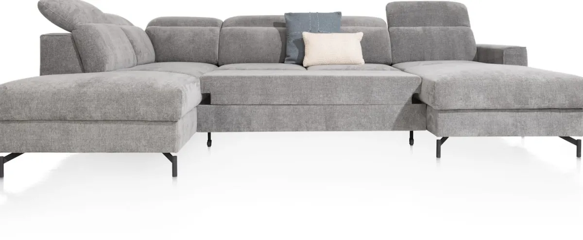 Online XOOON Rialto, Ottomane links - 2,5 zits zonder armen - longchair rechts
