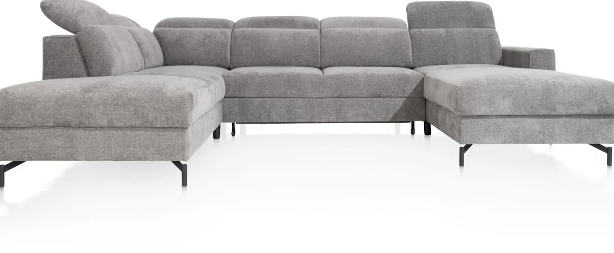 Online XOOON Rialto, Ottomane links - 2,5 zits zonder armen - longchair rechts