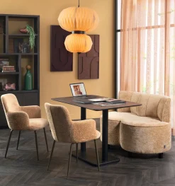 Outlet XOOON Roan fauteuil in de kleur Oker - COCOmaison