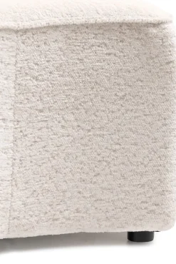 XOOON Roan poef maan (H44cm) in de kleur Creme - COCOmaison