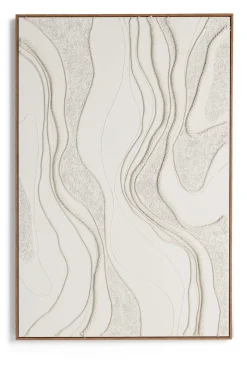 Sale XOOON Rope schilderij 100x150cm in kleur Crème shop je bij COCOmaison